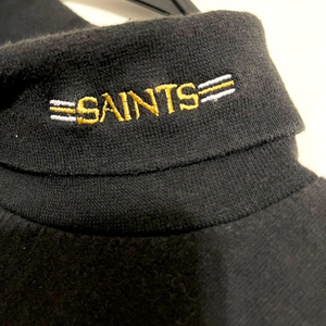 Vintage‎ NFL Saints 100% Cotton Black Turtleneck | Size XL